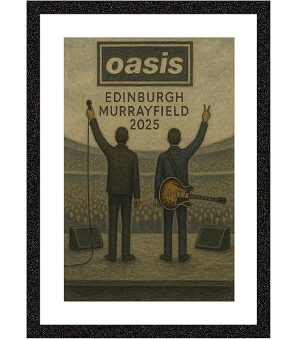 Oasis Supersonic Rock Band Music Vintage Poster Photo Wall Art